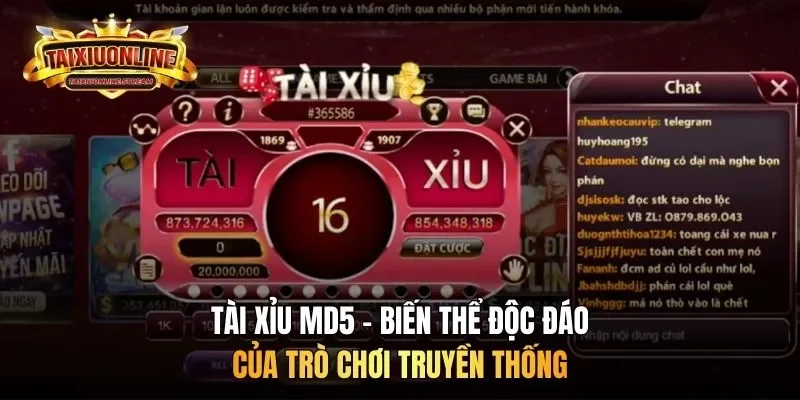 Tài xỉu MD5 - Biến thể độc đáo của trò chơi truyền thống